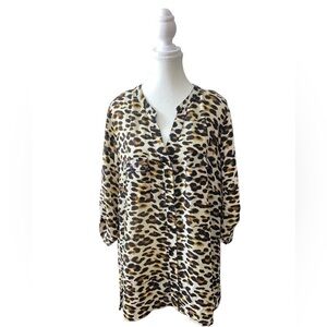 Penningtons - Button up 3/4 sleeve blouse